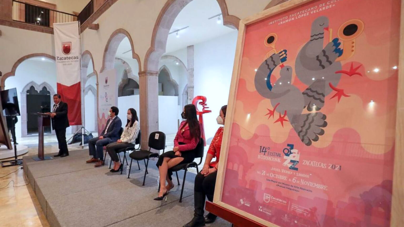 Presentan programa del 14 Festival Internacional de Jazz y Blues Cartel del 14 Festival Internacional de Jazz y Blues