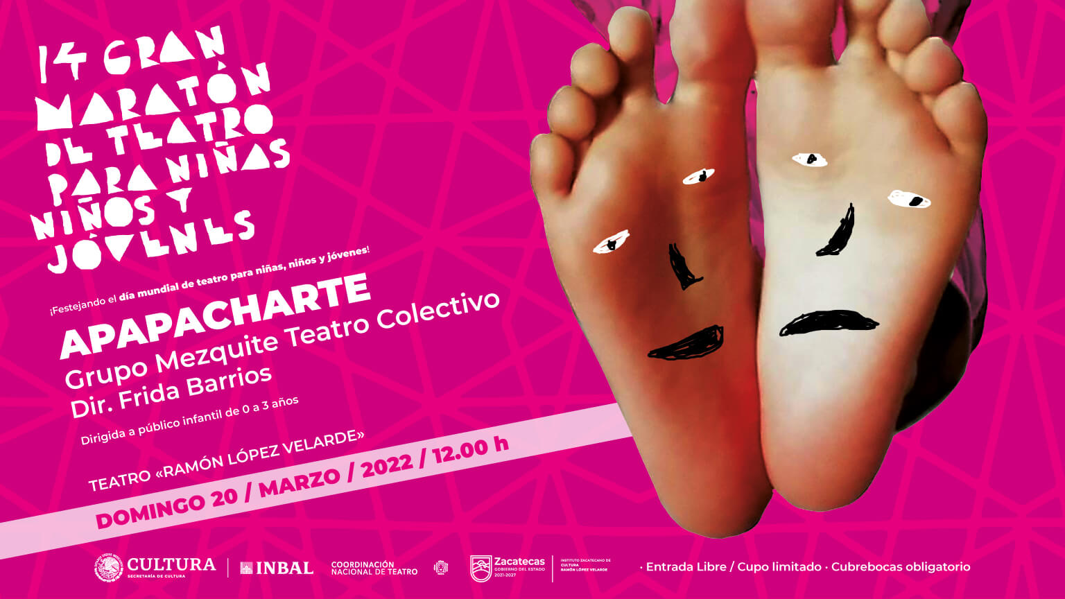 Se desarrollarán actividades escénicas simultaneas en todos los estados del país