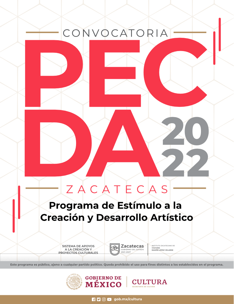 Programa de Estímulo a la Creación y Desarrollo Artístico (PECDA 2022)