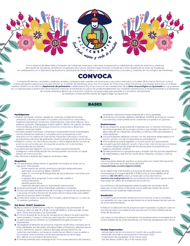 Bazar Creativo Marzo 2023