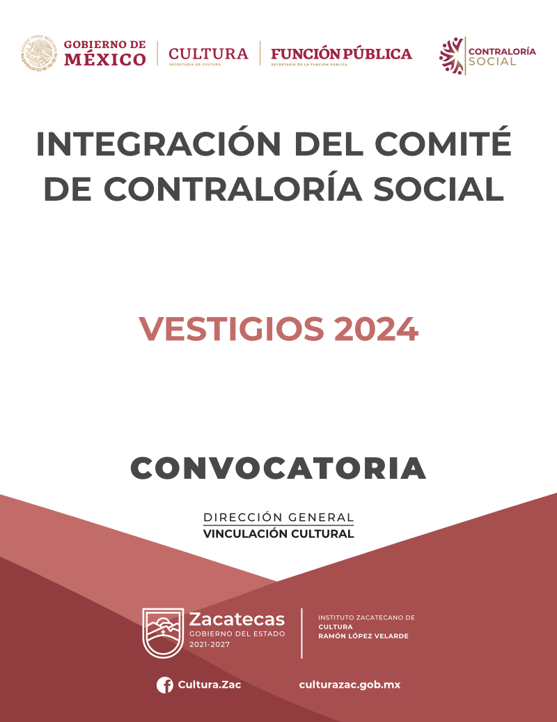Integración del Comité de Contraloría Social (Vestigios 2024)