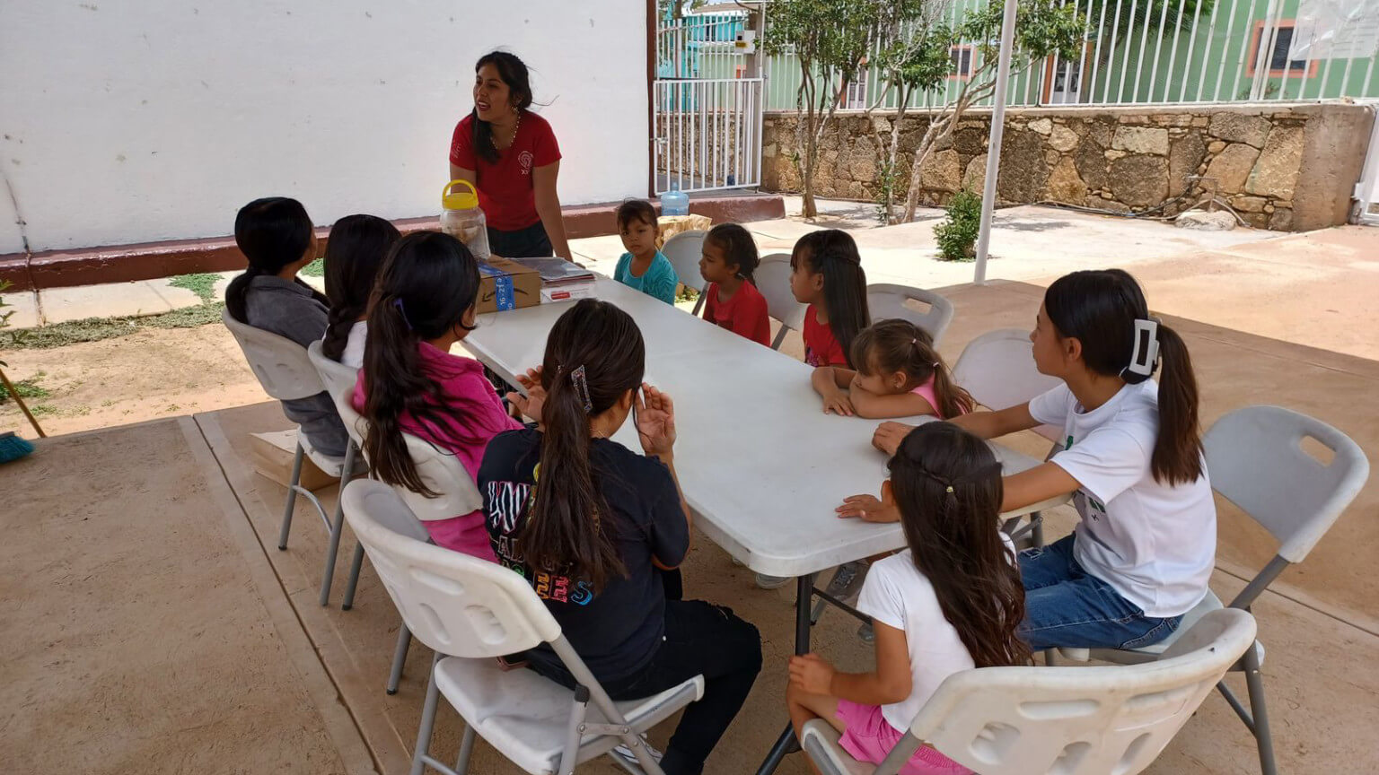 Niñas, niños y adolescentes de Zacatecas participan en el proyecto ¡Uno, dos, tres, por todos los Museos Comunitarios! Promovido por el Gobierno de Zacatecas, en colaboración con el Museo Comunitario del Valle de Xico y el Programa Alas y Raíces