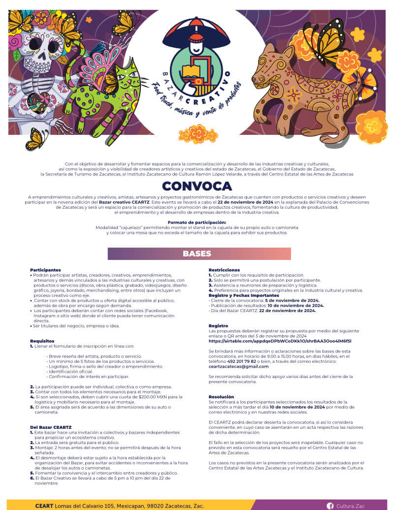 Bazar Creativo Noviembre 2024