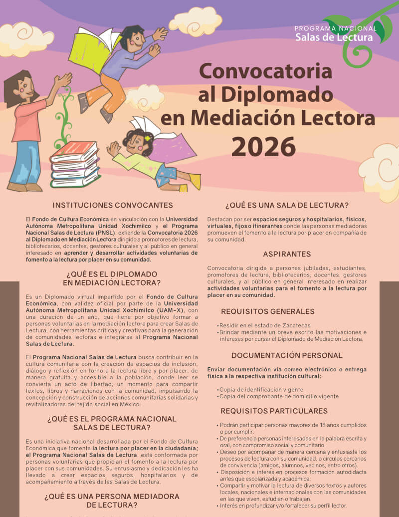Diplomado en Mediación Lectora 2026